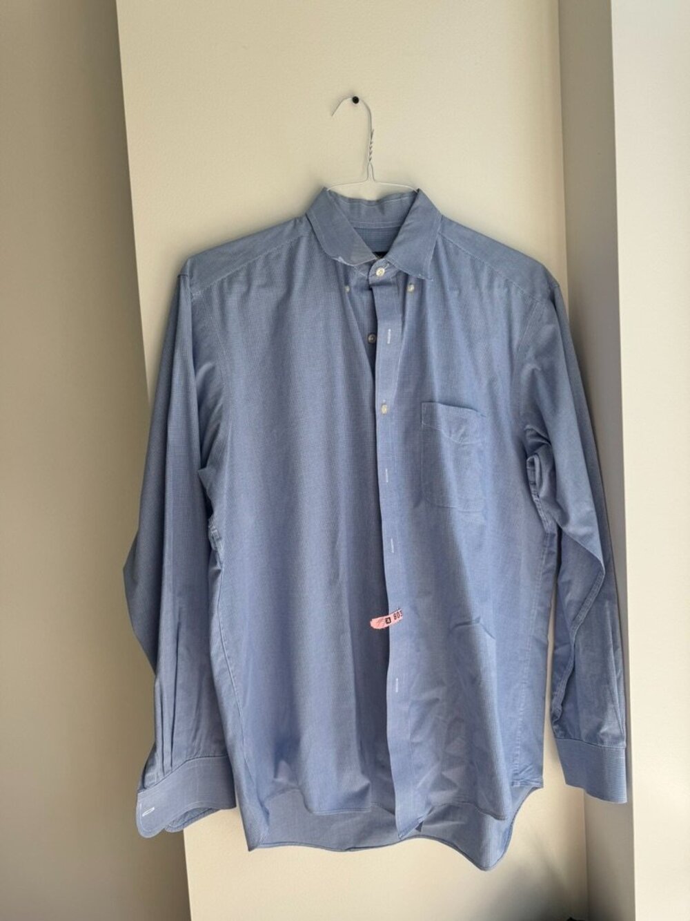 Men's Club Room blue plaid shirt